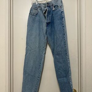 VINTAGE AGNELLI STRAIGHT LIGHT DENIM JEANS